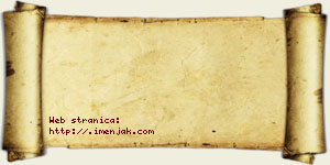 Andrija Hrnjak vizit kartica